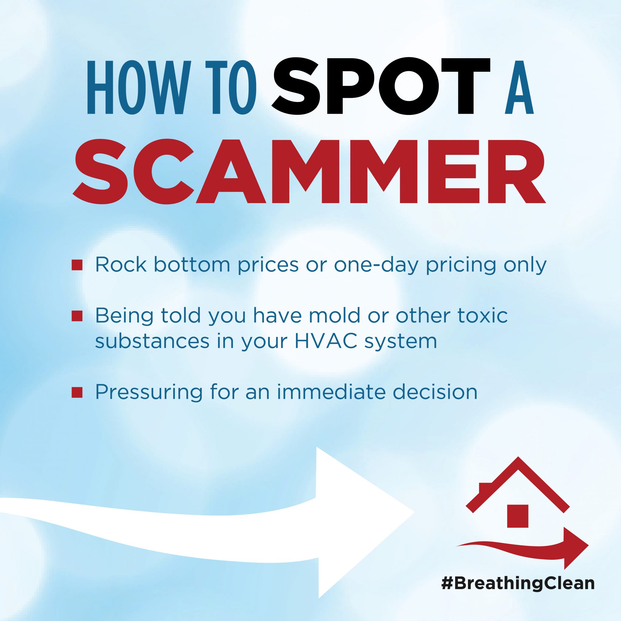 How to avoid scams by Air of America Air duct cleaning in Alpharetta