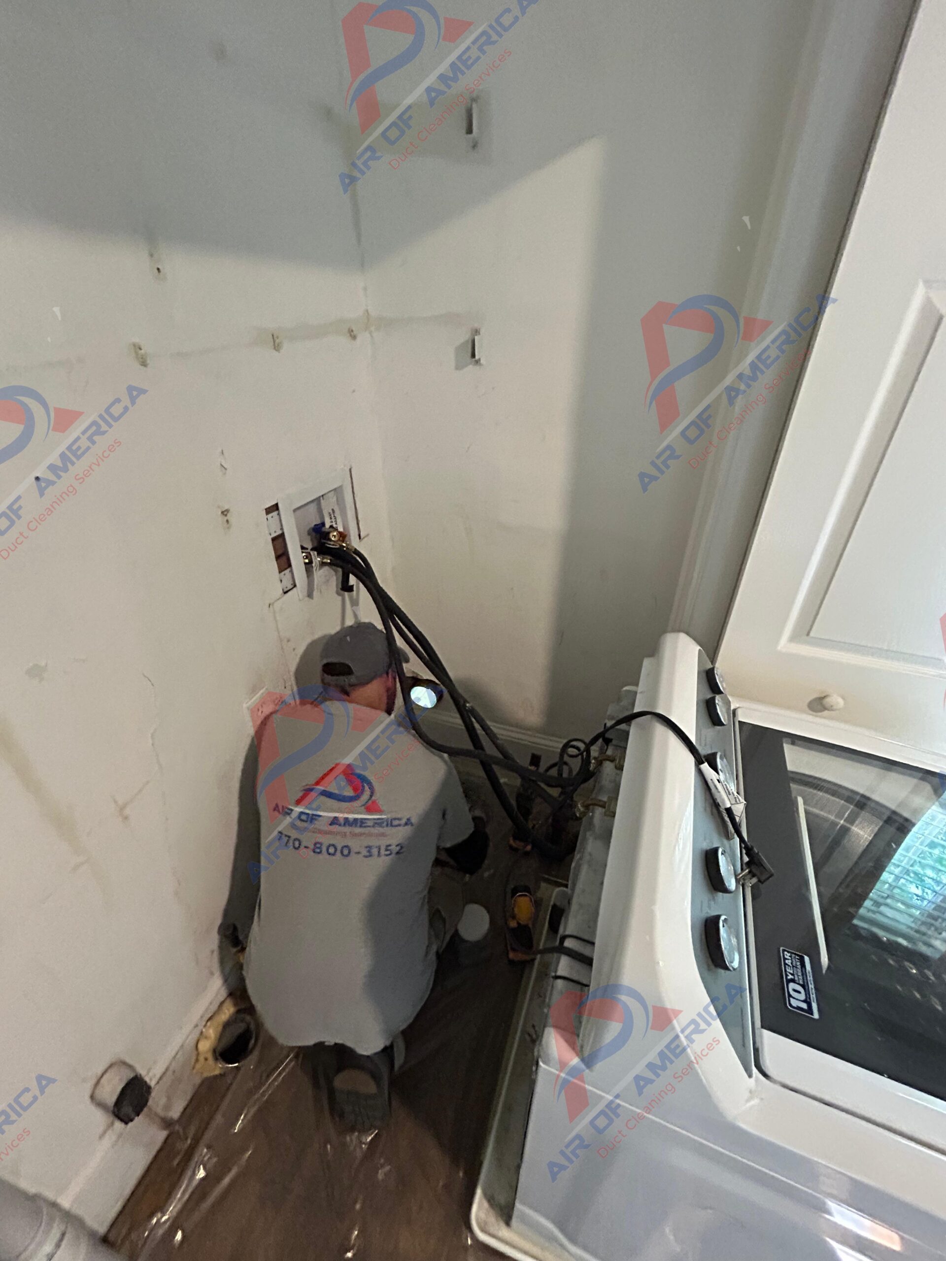 Dryer vent installation through exterior wall